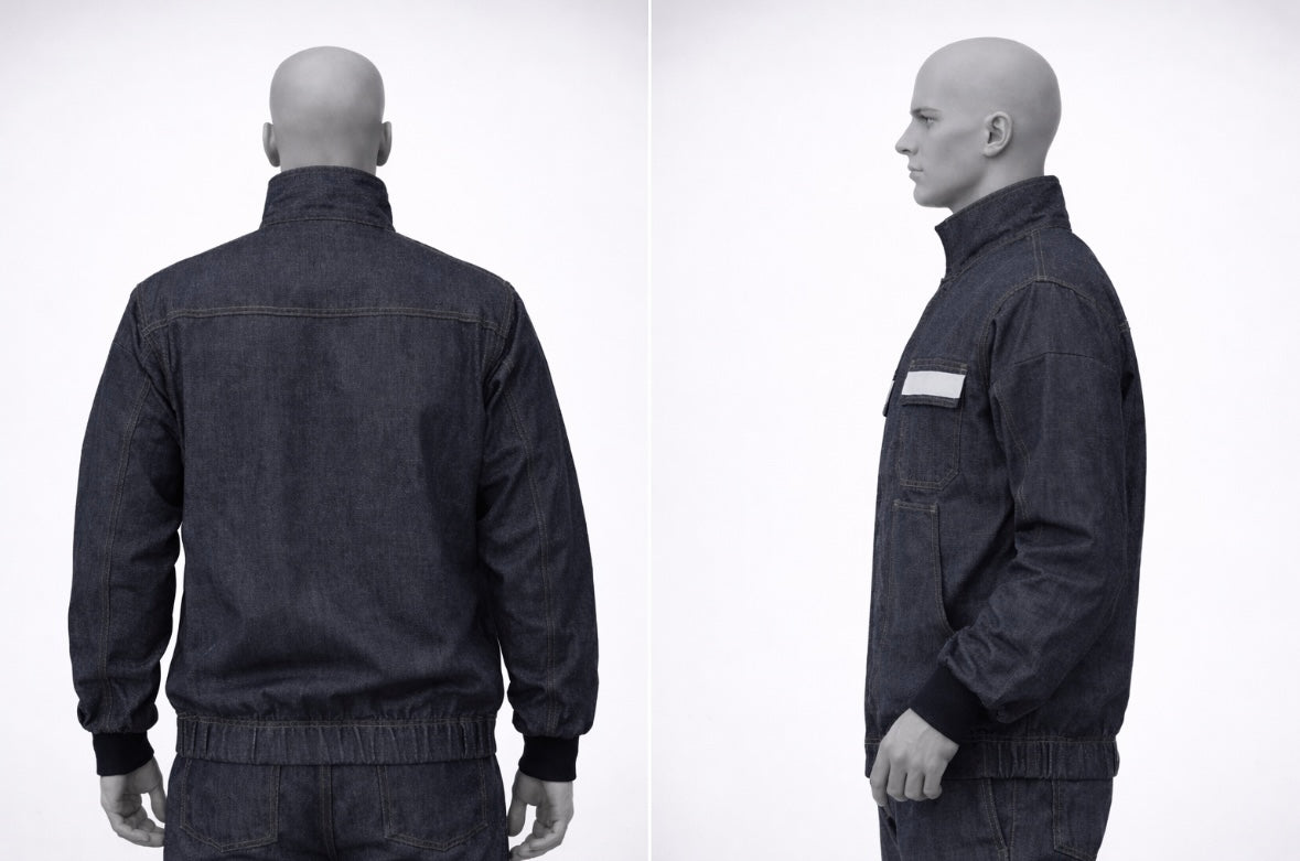 Reflektörlü Kot İş Ceketi