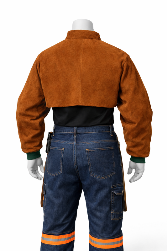 Deri kaynakçı omuzluk