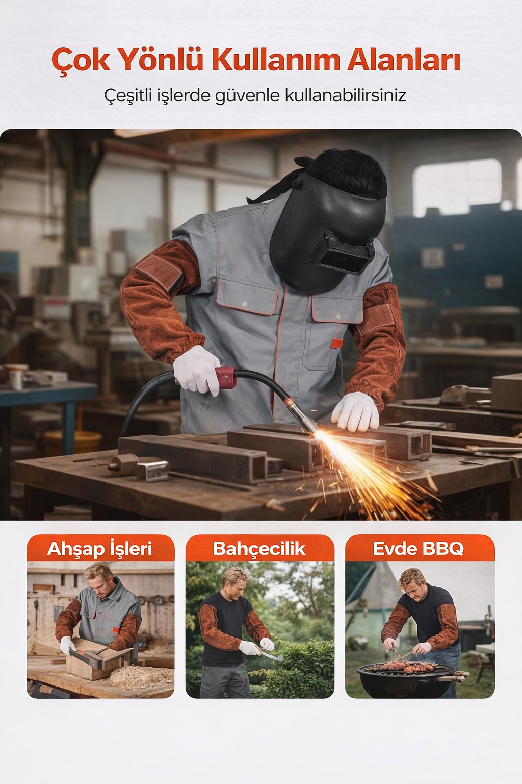 LEATHER WELDER ARM SLEEVES – HEAT AND SPARK RESISTANT