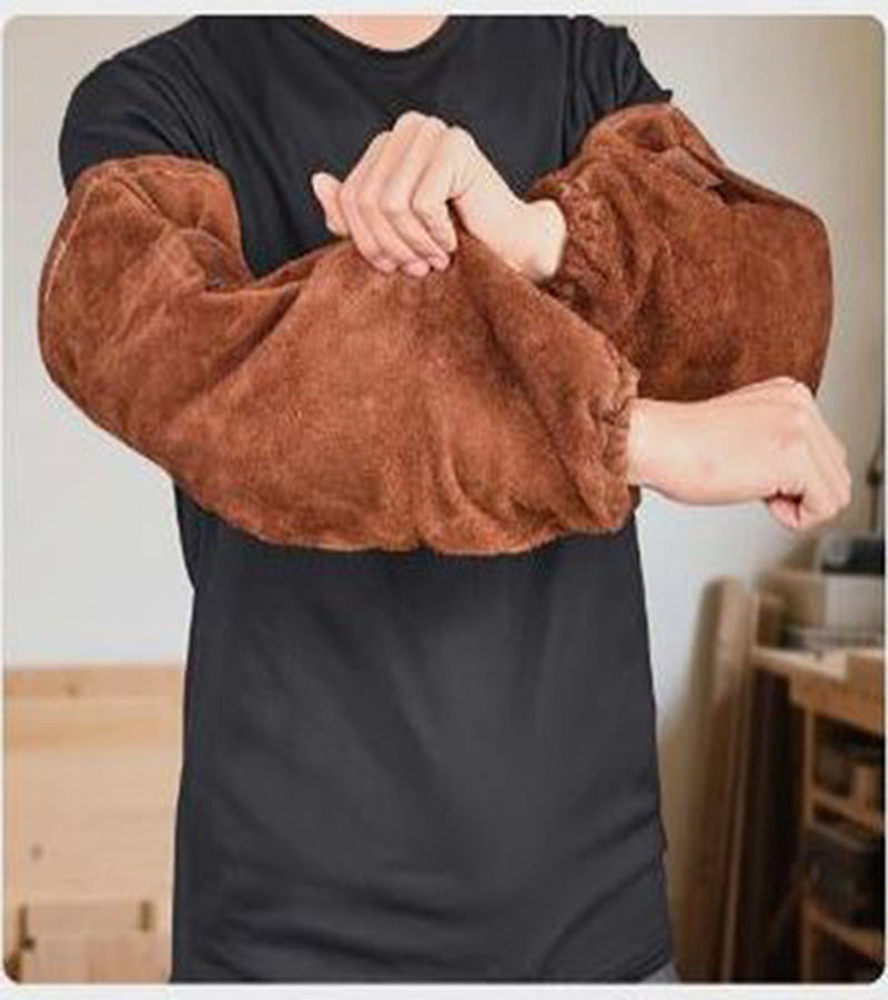 LEATHER WELDER ARM SLEEVES – HEAT AND SPARK RESISTANT