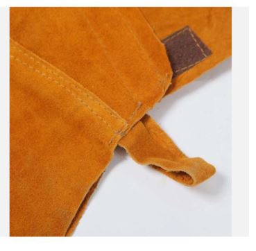 🟤 Süet Deri Isıya Dayanıklı İş Bot Kılıfı -Tozluk