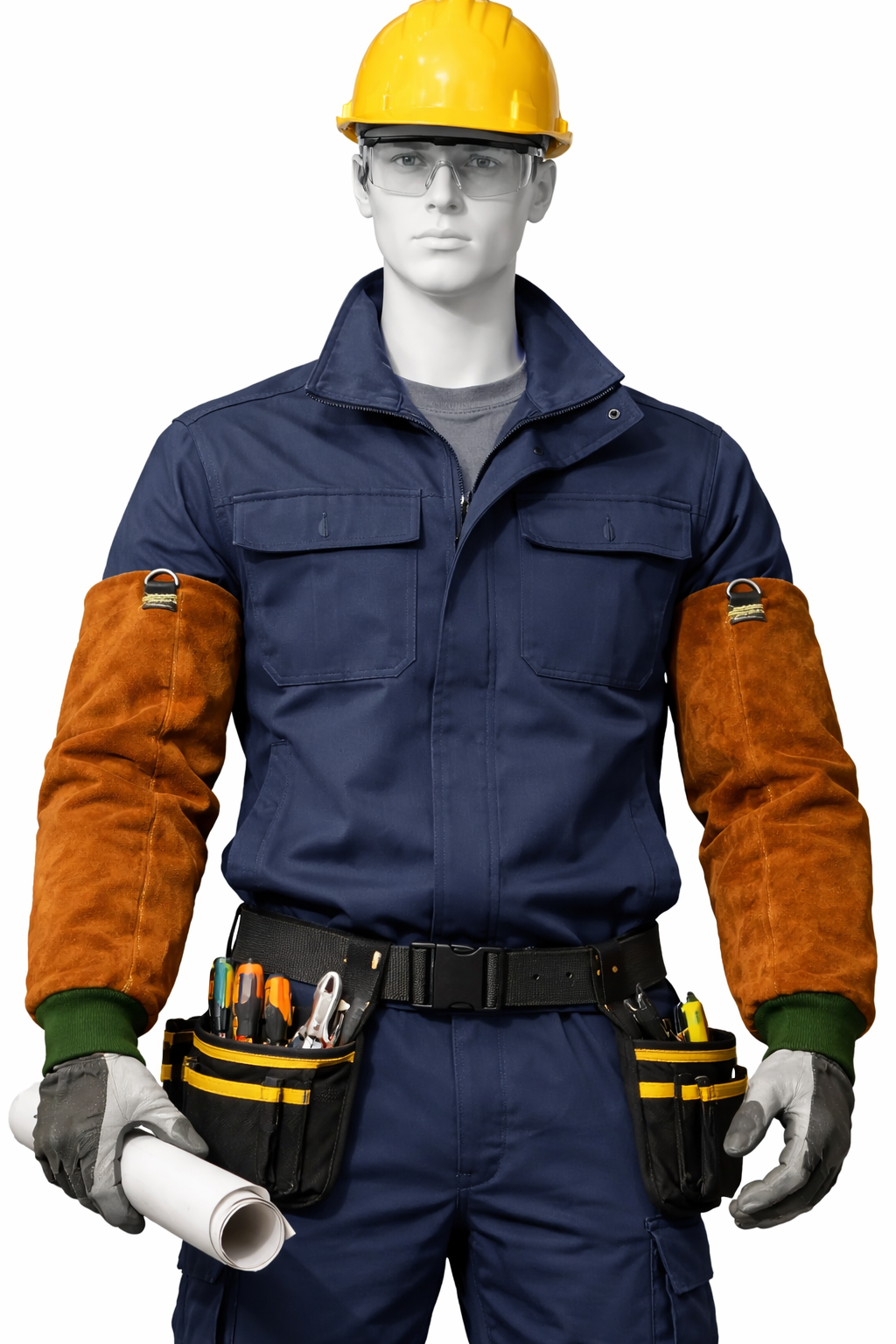 🔥 Professional Leather Welder's Sleeve (Heat Resistant)