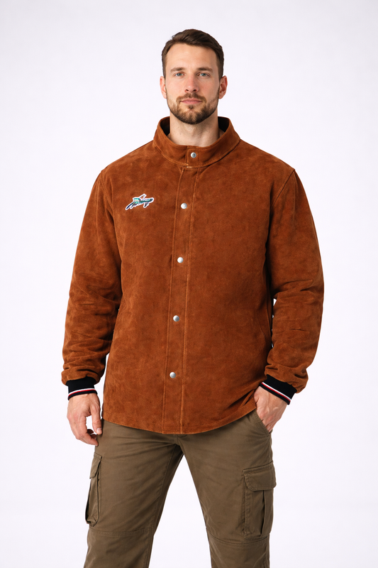 KAYNAK CEKETİ %100 DERİ -ISIYA DAYANIKLI- ÖZEL ÜRETİM