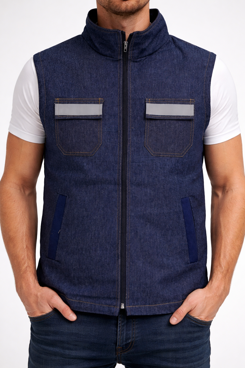 REFLEKTÖRLÜ KOLSUZ İŞ YELEĞİ