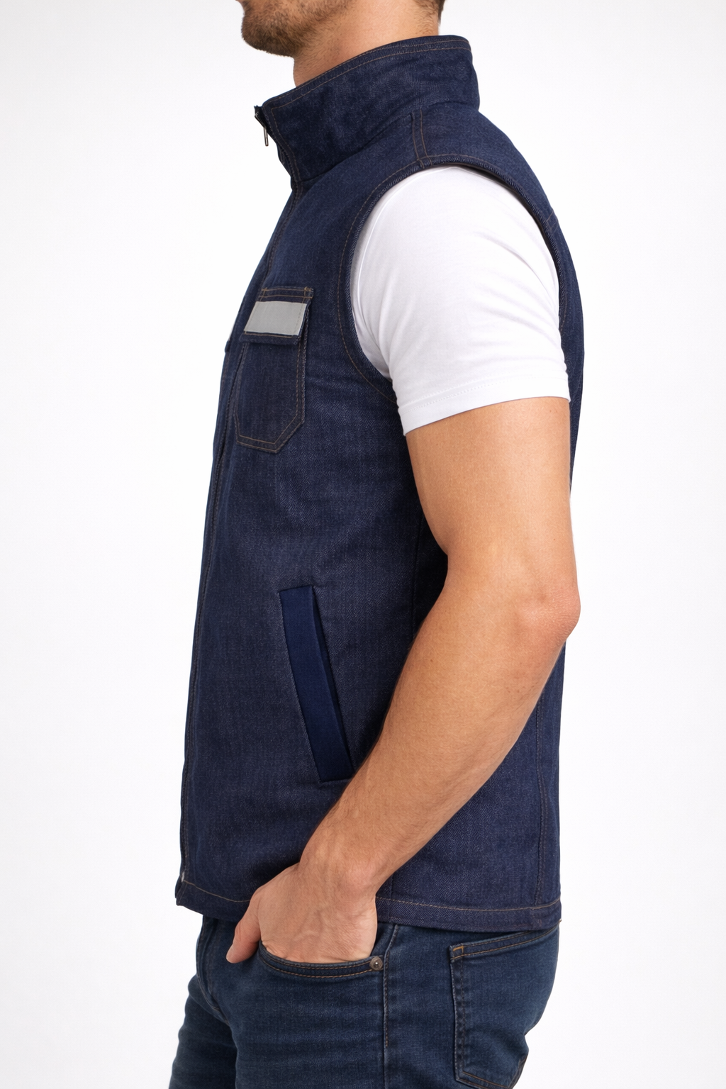 REFLEKTÖRLÜ KOLSUZ İŞ YELEĞİ