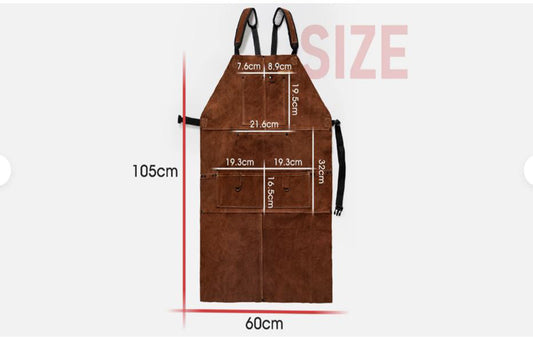 DERİ KAYNAKÇI -İŞ ÖNLÜĞÜ  (CEPLİ ISI VE ALEVE DAYANIKLI)