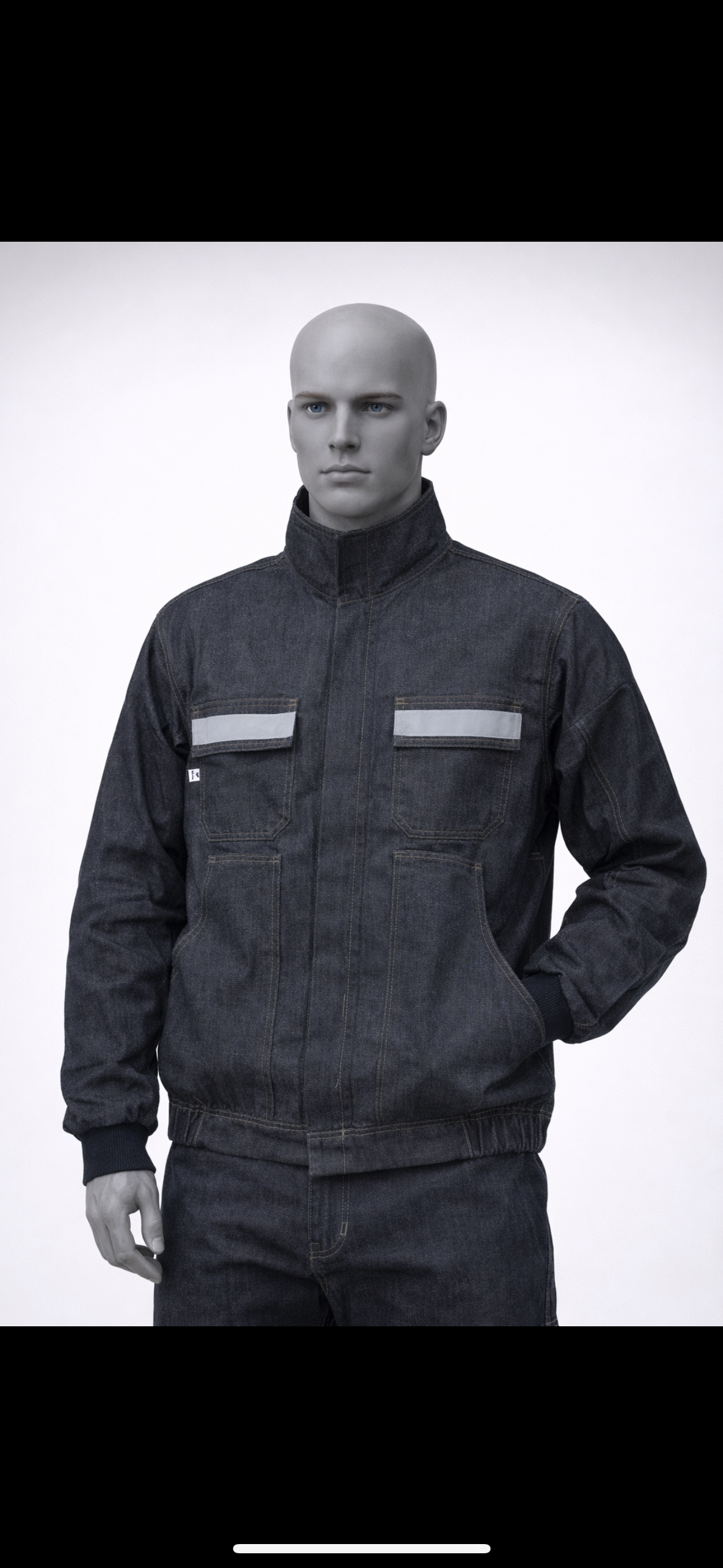 Reflektörlü Kot İş Ceketi