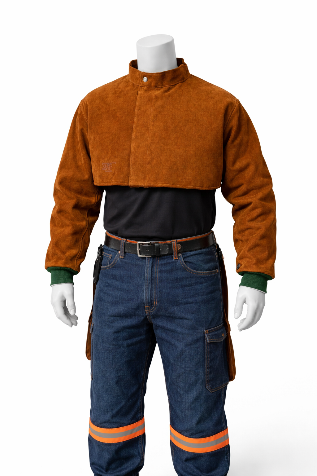 Deri kaynakçı omuzluk