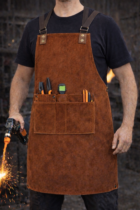 DERİ İŞ ÖNLÜĞÜ-ÇOK CEPLİ USTA ÖNLÜĞÜ